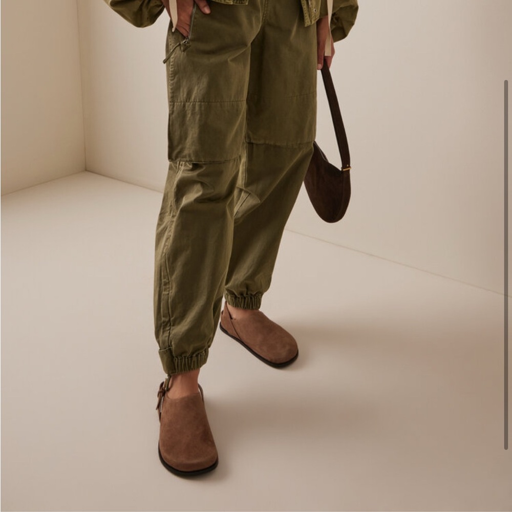 A.Emery Tan Louis Suede Clogs size 38